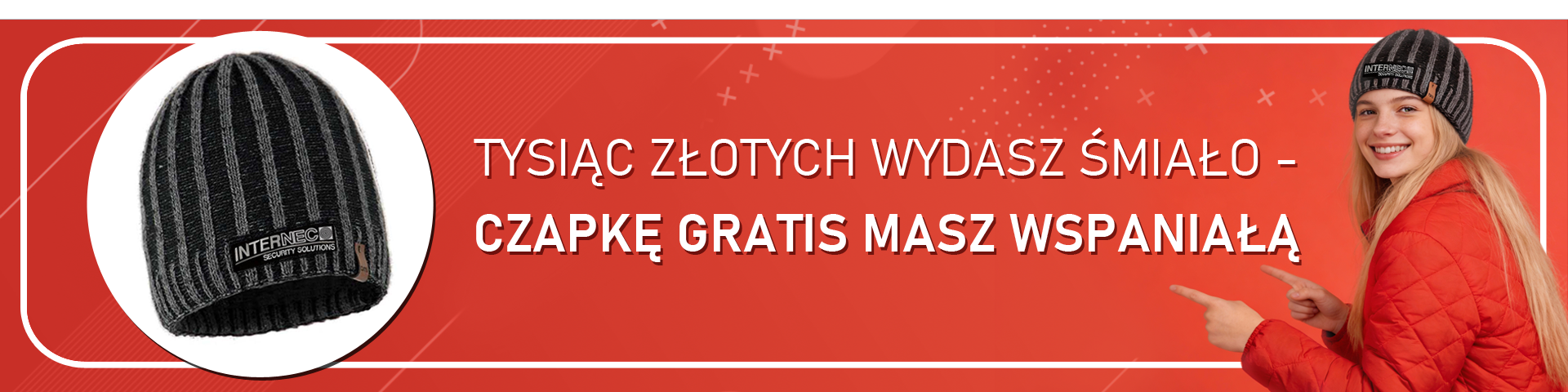 Zimowa promocja INTERNEC – Odbierz czapkę za zakupy 1000 zł