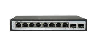 Switch 8x10/100/1000 PoE + 2xSFP 96W